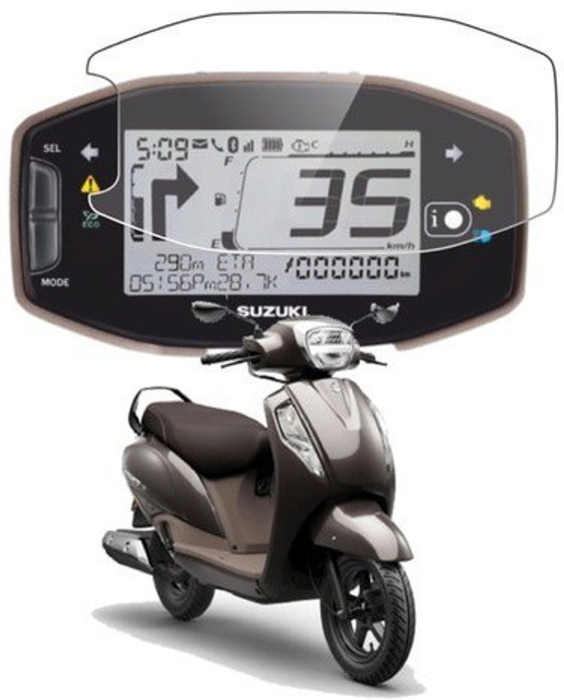 Shell Guard Tempered Glass Guard for Suzuki Access 125 Speedometer