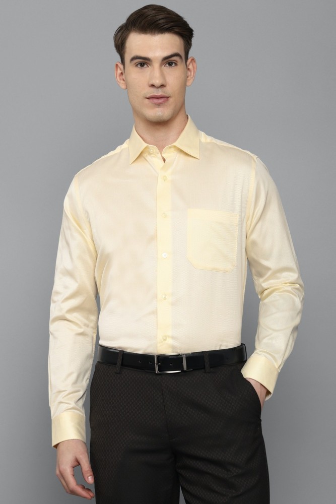 T-Shirts & Shirts, Louis Philippe Yellow Shirt (Men)