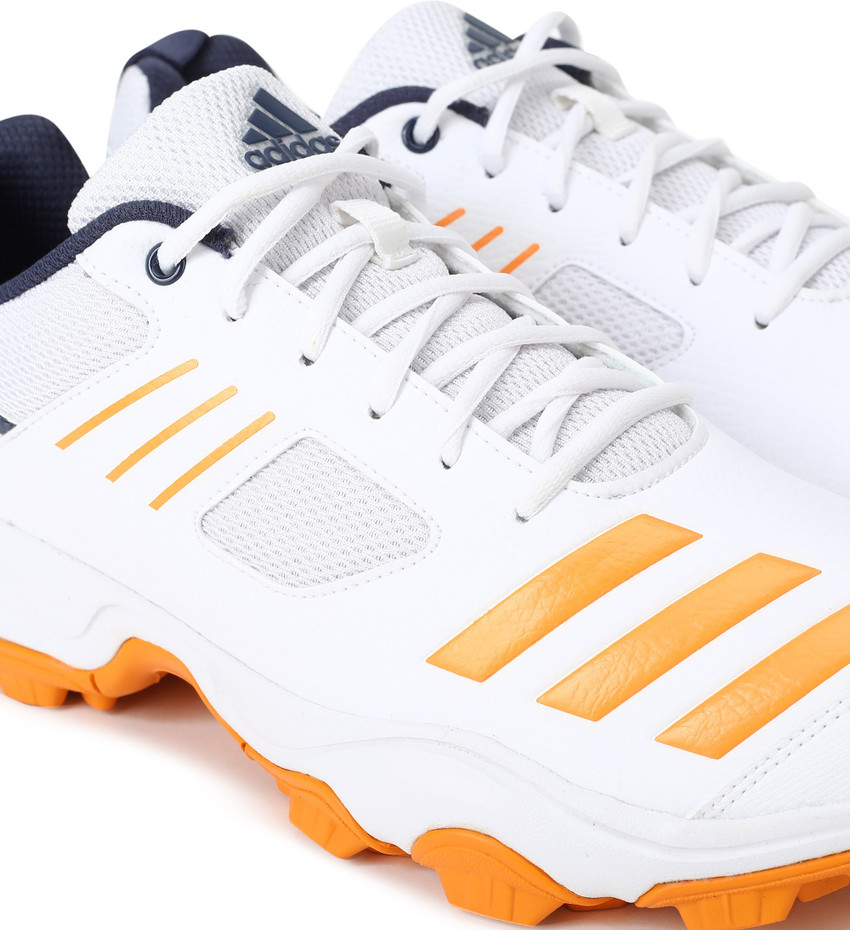 Adidas cricket deals shoes orange