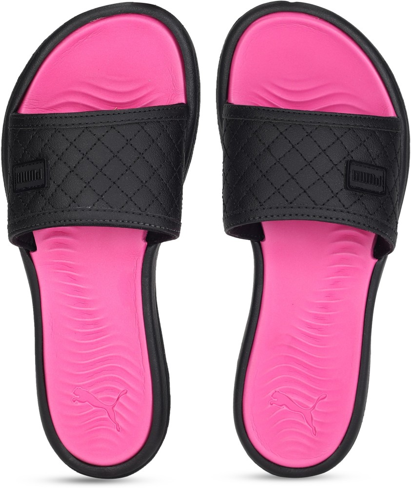 Puma quilted outlet slides