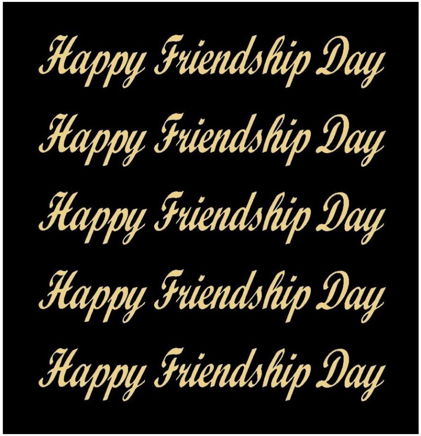 Comet Busters 2 cm Happy Friendship Day Stickers for Gifts, Gift