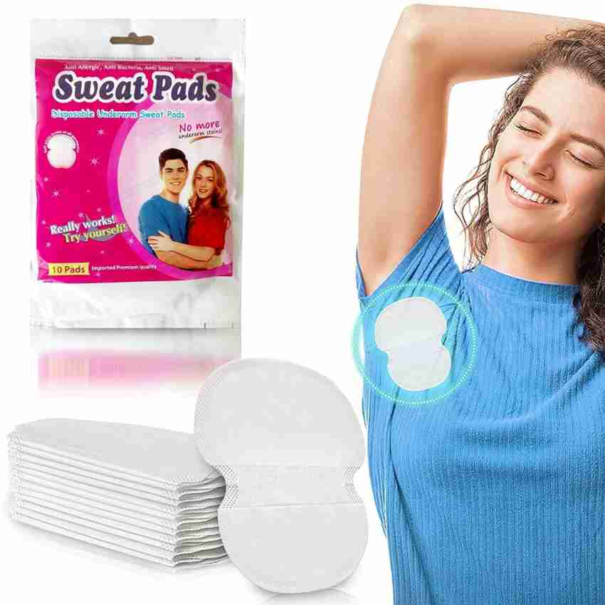 OneMy Disposable Underarm Sweat Pads for Women & Men (10pcs) Sweat