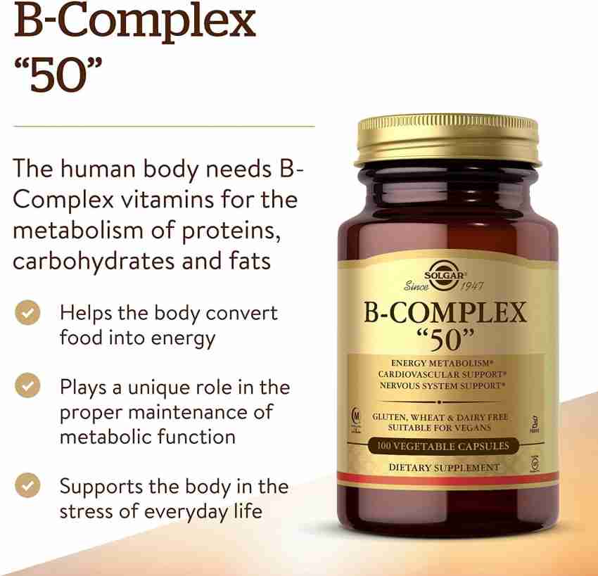 B-Complex 100, 100 Vegetable Capsules