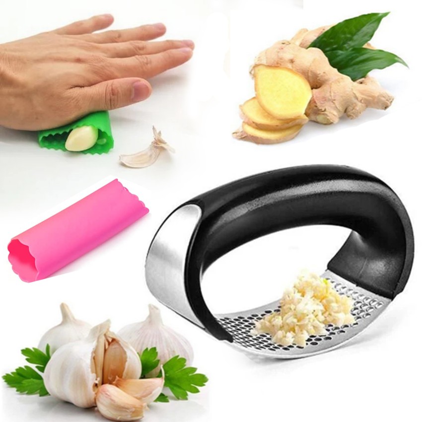 Garlic Masher Manual Vegetables Crusher Ergonomic Mincer Garlic