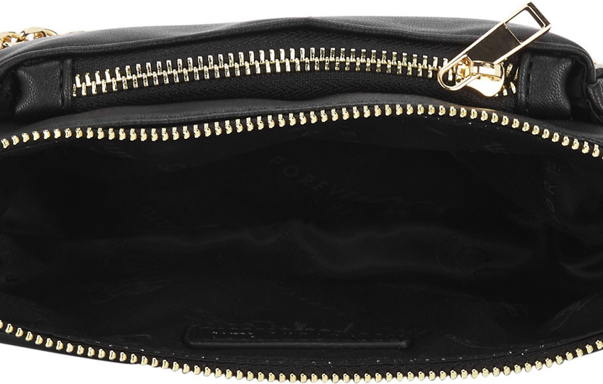 Buy Forever Glam By Pantaloons Women Black Sling Bag BLACK Online Best Price in India Flipkart