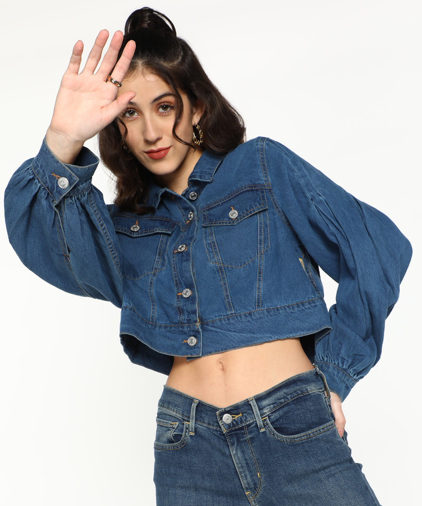 Denim tops forever 21 sales