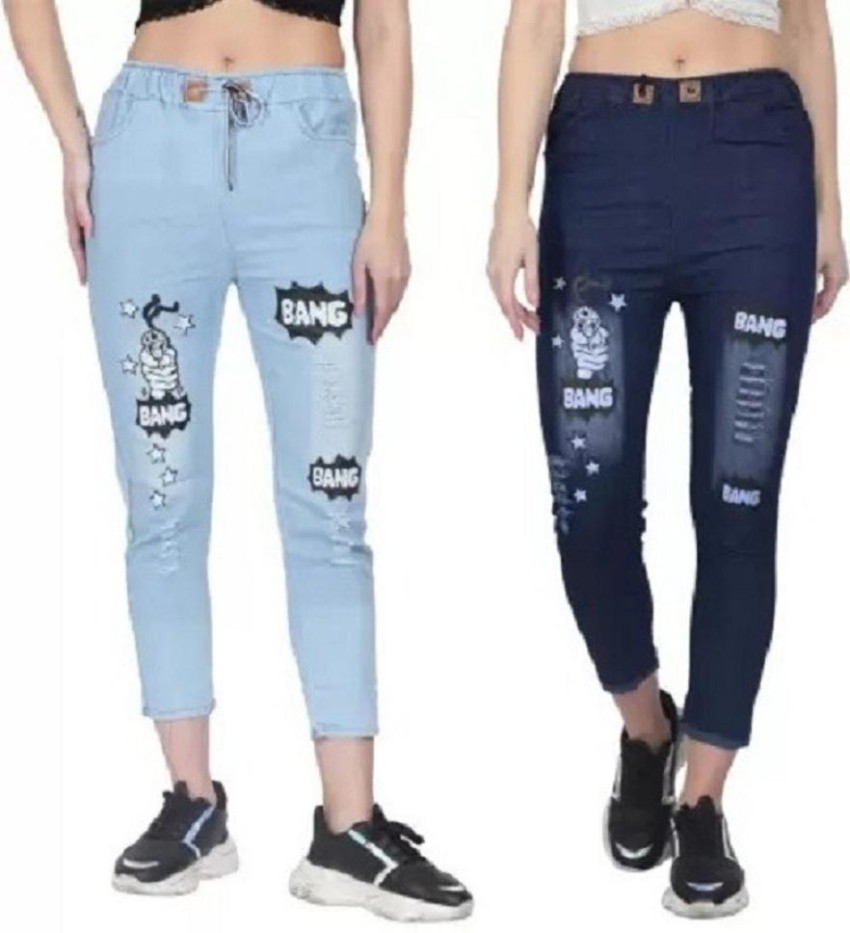 NEHA FASHION Jogger Fit Girls Blue Jeans - Buy NEHA FASHION Jogger Fit Girls  Blue Jeans Online at Best Prices in India