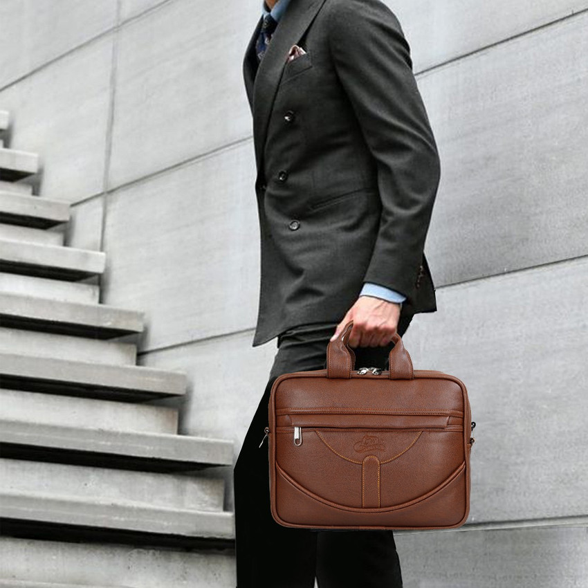 Leather office briefcase store