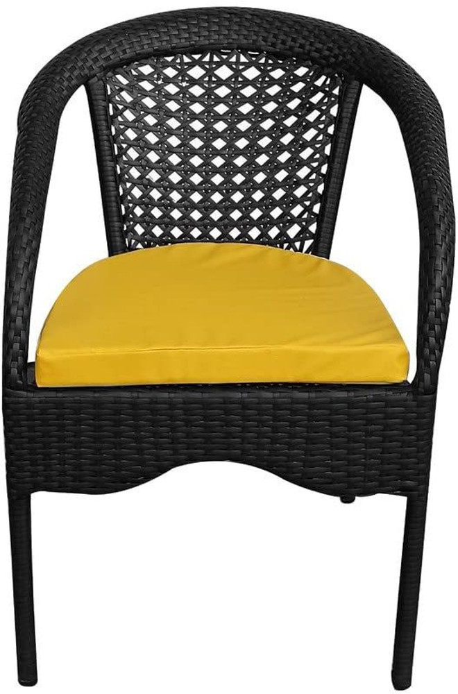 Yellow best sale wicker chairs