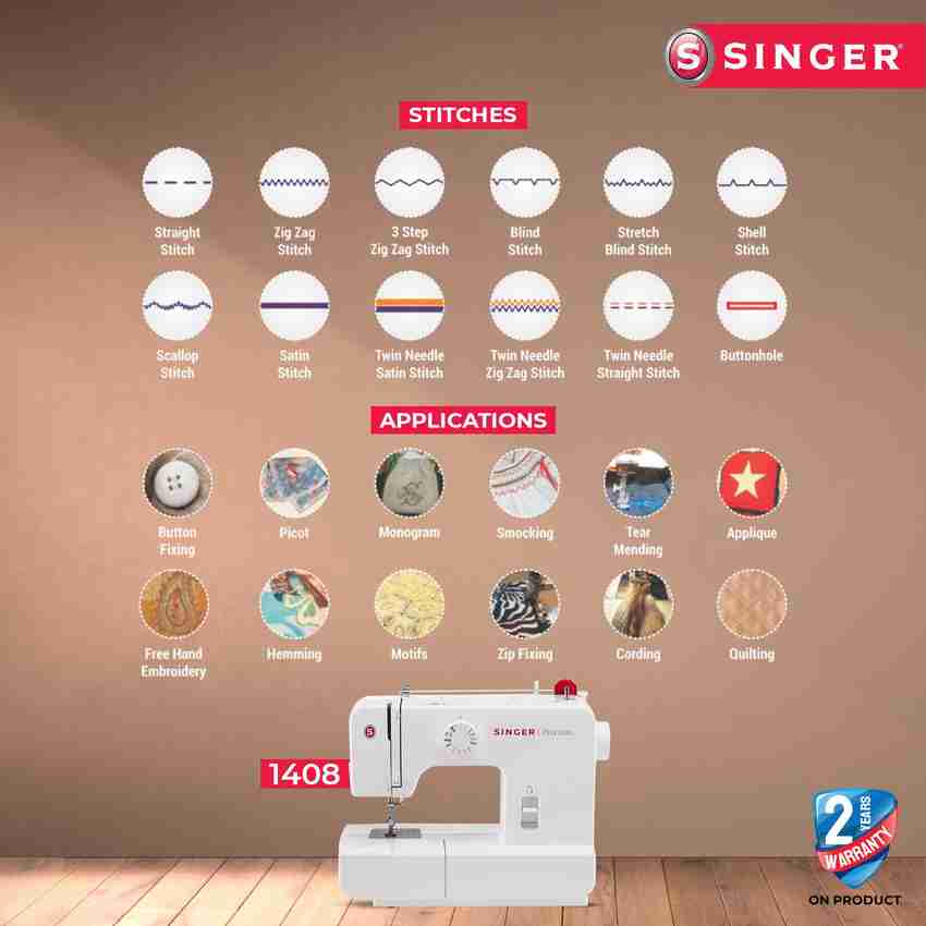 Singer FM 1408 Promise Electric Sewing Machine Price in India