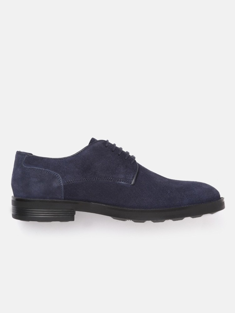 Woodland royal clearance blue derby shoes