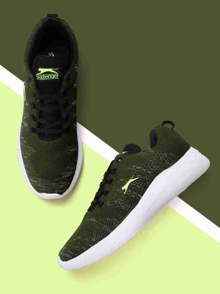 Olive green hotsell running shoes