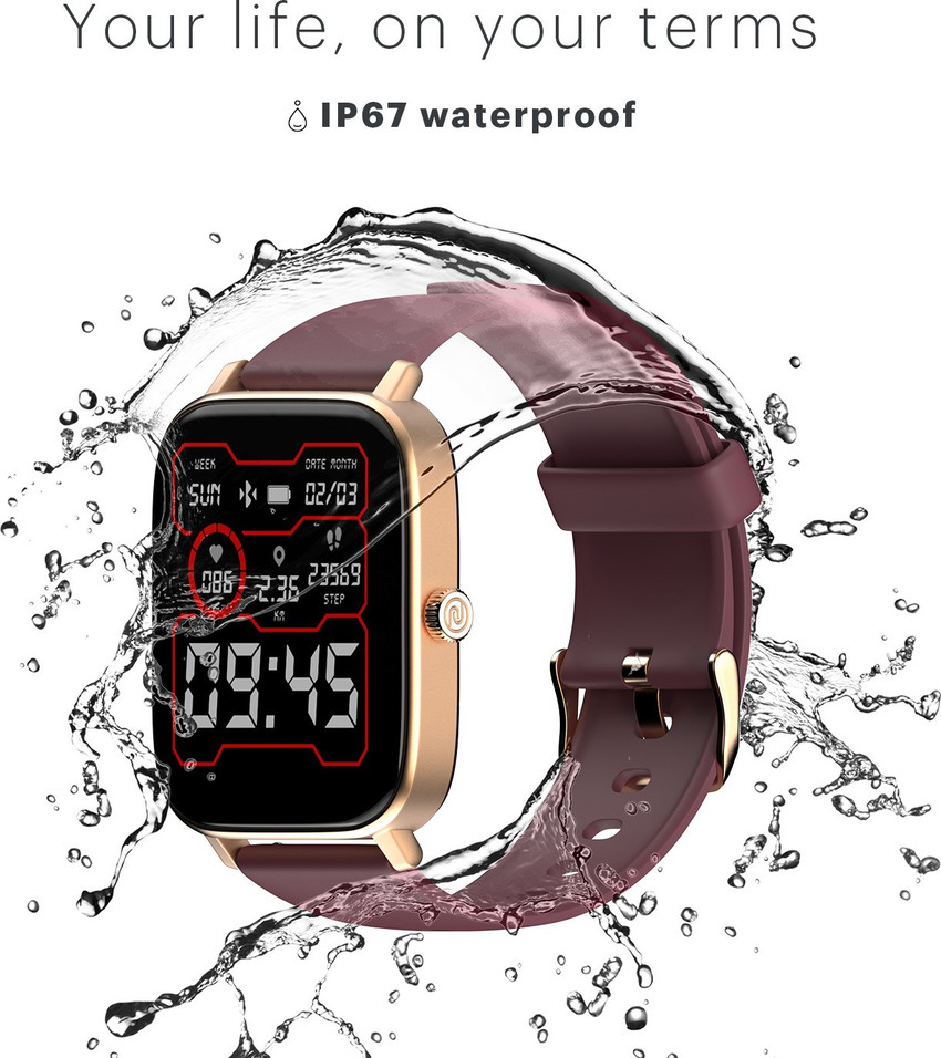 Smartwatch ip67 rosa sales