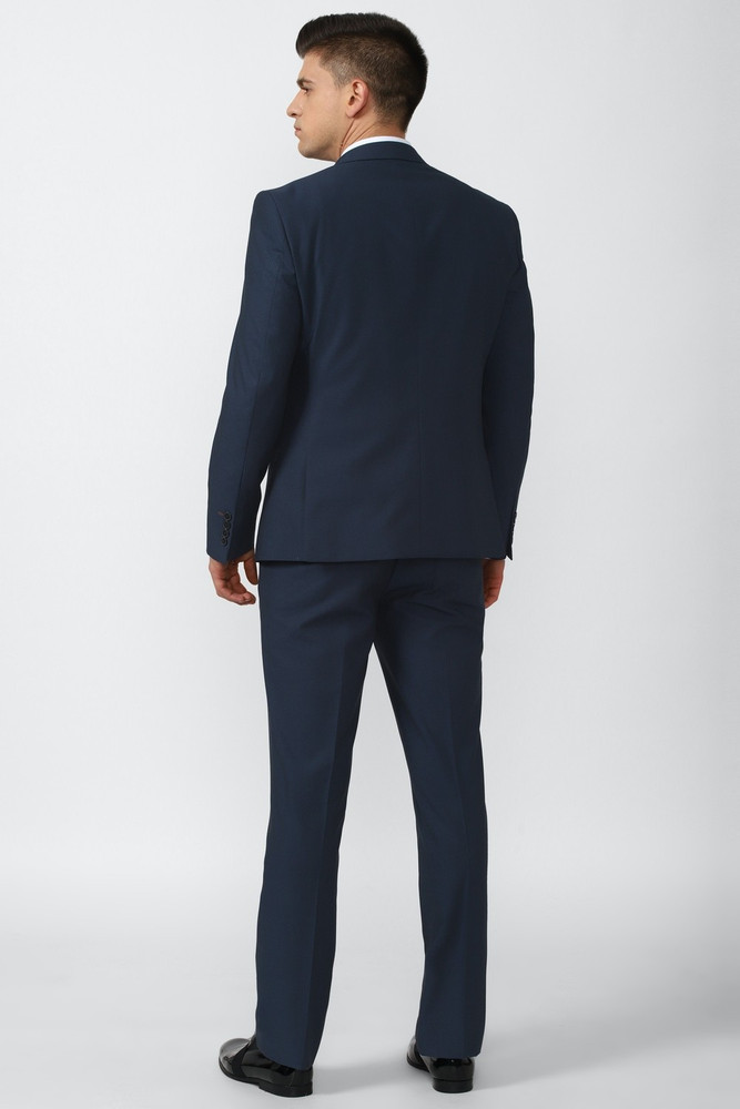 VAN HEUSEN 3 pcs coat pant Solid Men Suit Buy VAN HEUSEN 3 pcs
