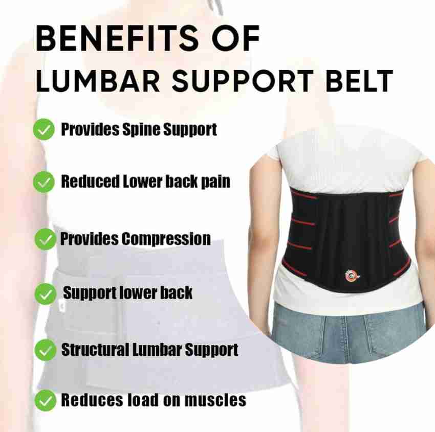 Oliver Lumbo Sacral Support Belt (Waist & Back Support) - For Men & Women  Back Red (S) Abdominal Belt - Buy Oliver Lumbo Sacral Support Belt (Waist &  Back Support) - For