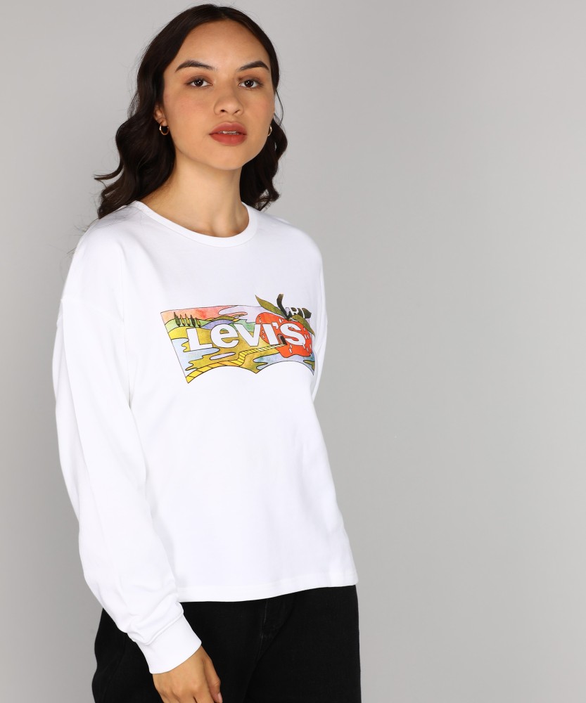 LEVI S Full Sleeve Printed Women Sweatshirt Buy LEVI S Full Sleeve Printed Women Sweatshirt Online at Best Prices in India Flipkart