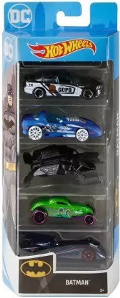 BONGERKING Hot Wheels 1806 BATMAN 5 CAR SET Multicolor Pack of