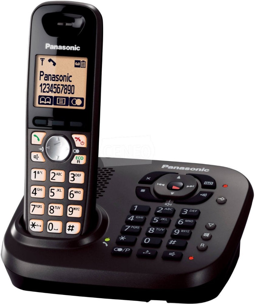 Panasonic Panasonic Kx-tg6561 Dect 6.0 Cordless Phone Cordless Landline  Phone with Answering Machine Price in India - Buy Panasonic Panasonic  Kx-tg6561 Dect 6.0 Cordless Phone Cordless Landline Phone with Answering  Machine online