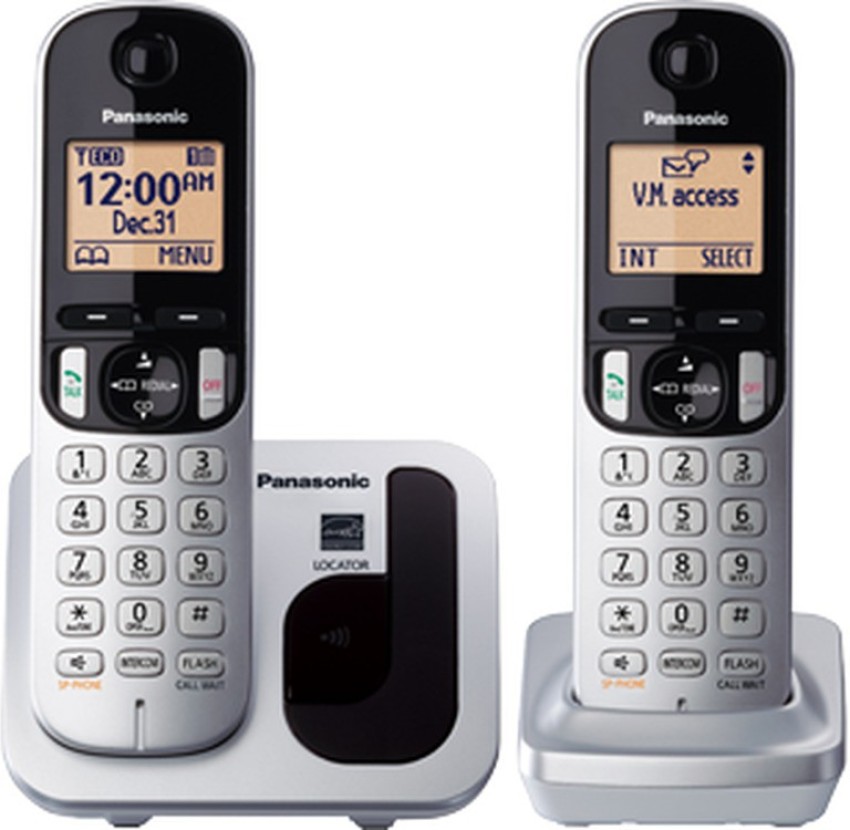 Panasonic KX-TGC212 Cordless Landline Phone Price in India - Buy Panasonic  KX-TGC212 Cordless Landline Phone online at