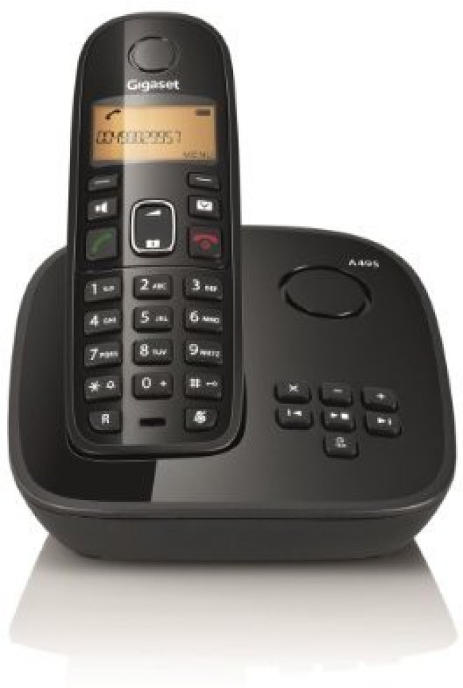 Gigaset A495 Cordless Landline Phone with Answering Machine Price in India  - Buy Gigaset A495 Cordless Landline Phone with Answering Machine online at
