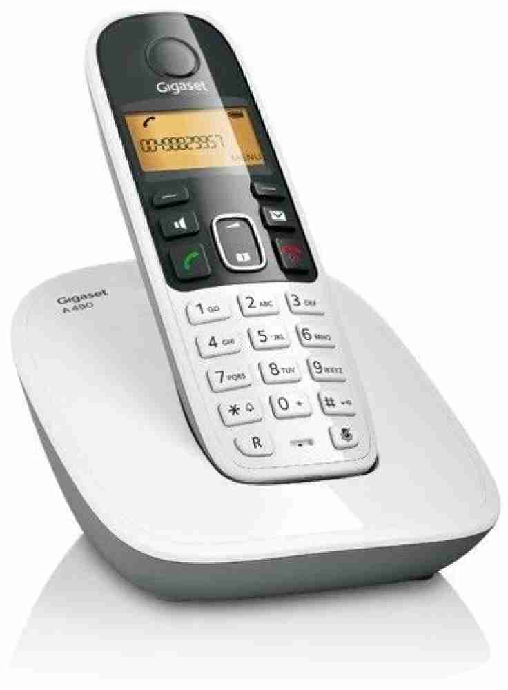 Gigaset A450 Cordless Landline Phone (White) Price in India,  Specifications, Comparison (16th February 2024)