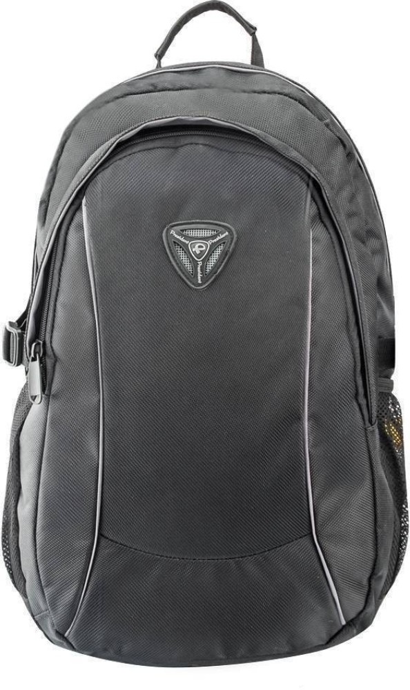 Black Pres Leather Backpack