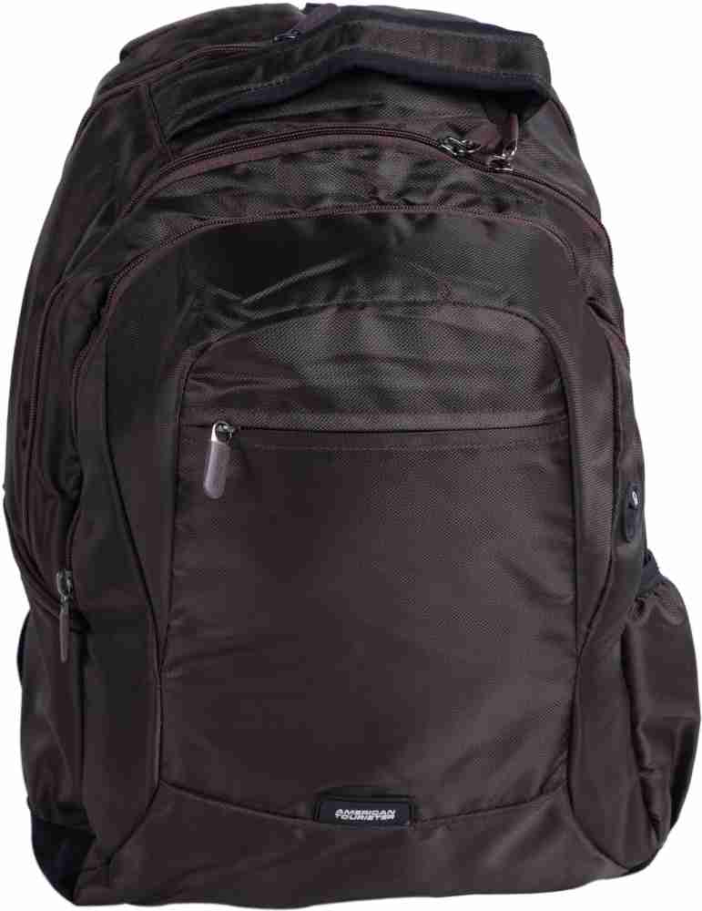 AMERICAN TOURISTER 87Z 0 13 008 15.6 L Laptop Backpack Tobacco Price in India Flipkart