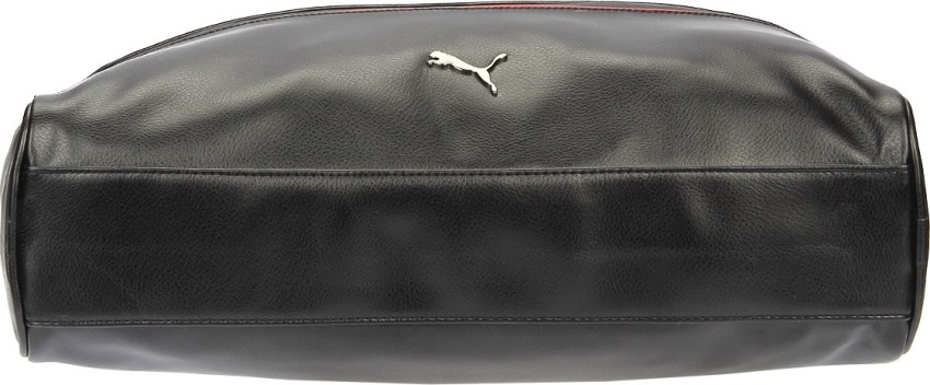 Puma leather messenger clearance bag