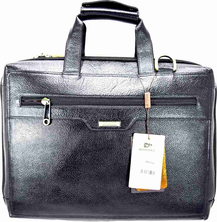 MOOCHIES 17 inch Laptop Messenger Bag Black Price in India