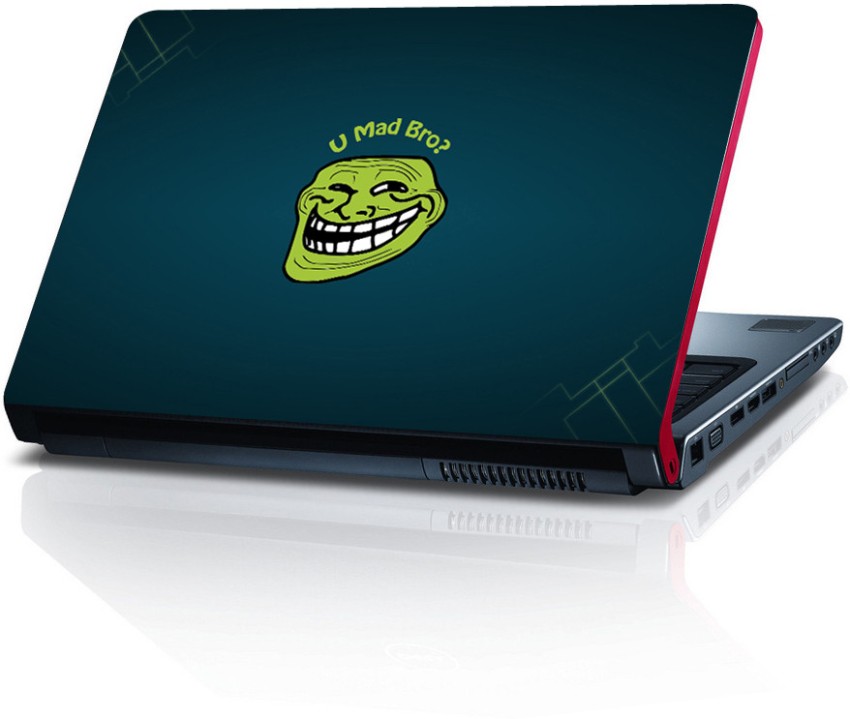 15pcs Troll Face Meme You Mad Bro Sticker Internet Rage Comic Vinyl Sticker  Car Window Trollface Water Bottle Laptop