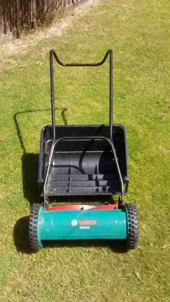 Bosch push best sale mower review