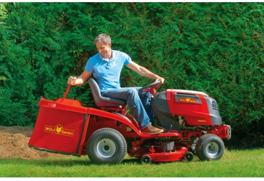 Ride on grass online mower