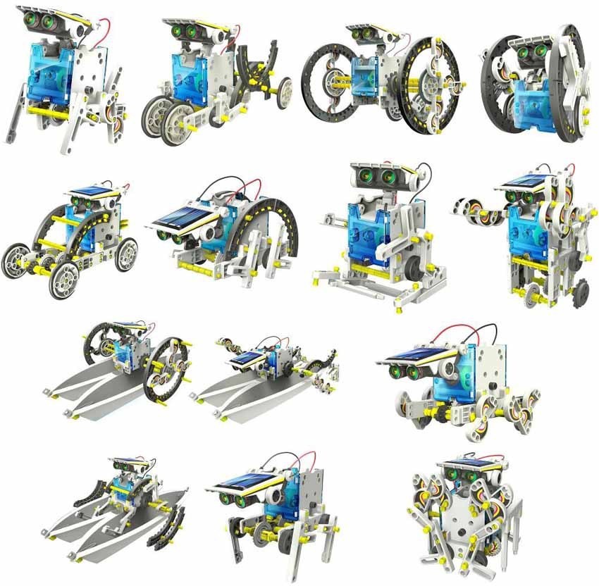 Solar powered robot shops kit