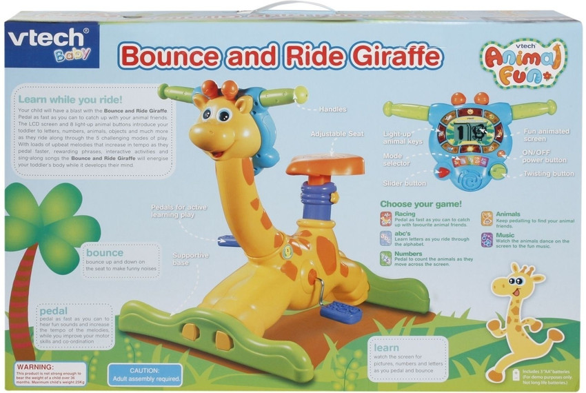 Vtech ride and outlet learn giraffe bike