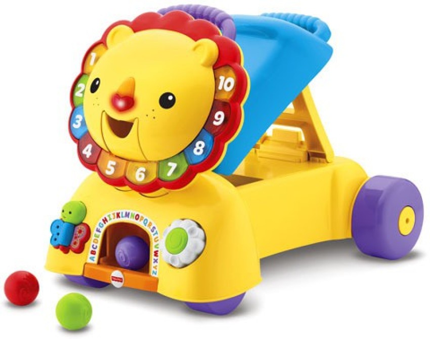 Fisher price sit hot sale stride ride lion