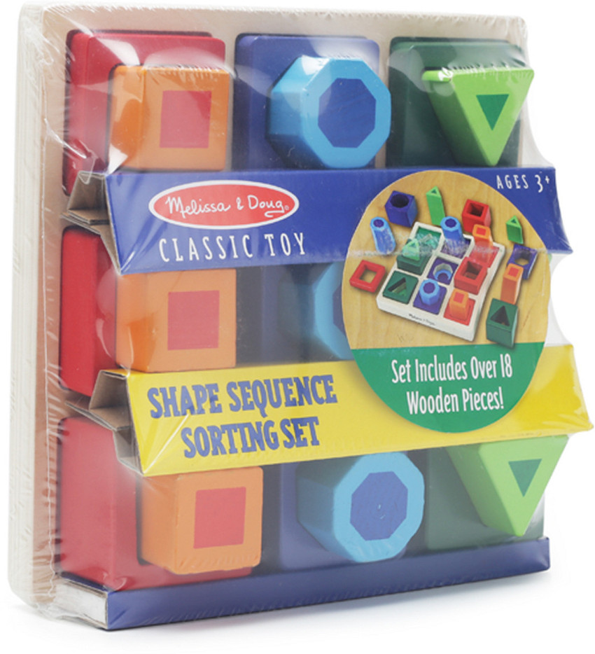 Melissa & doug shape sequence sorting set new arrivals