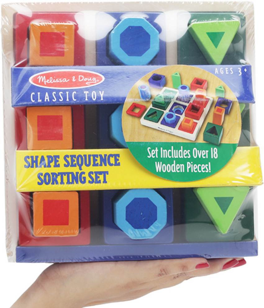 Melissa & doug shape sequence sorting set new arrivals