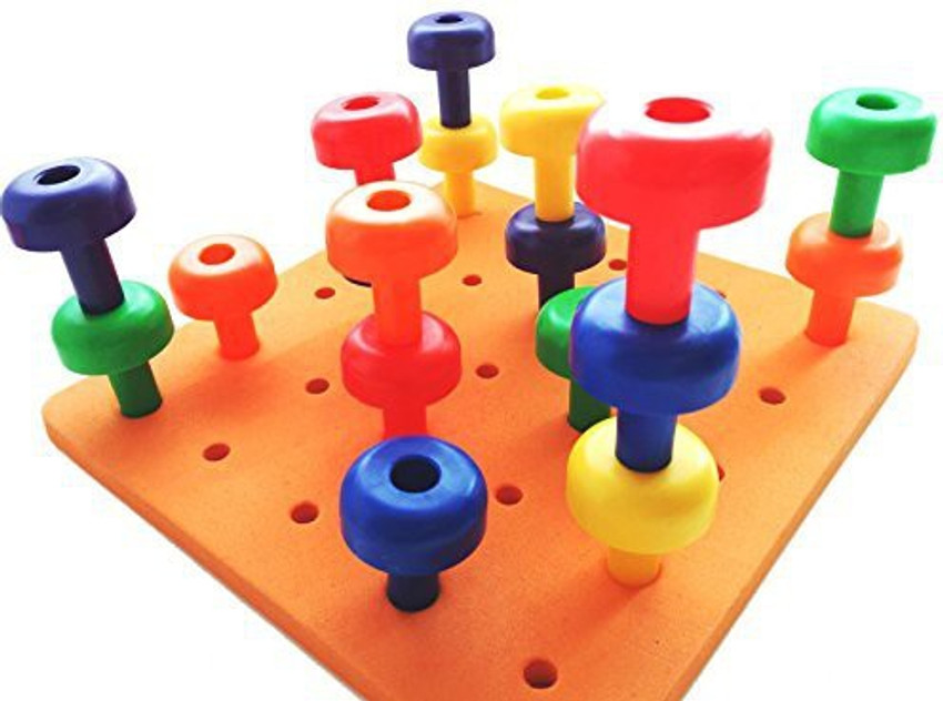 Skoolzy Peg Board Set Montessori Occupational Therapy Fine Motor Toy For Toddlers And Preschoolers With 30 Pegs In A Board For Color Recognition Sorting Counting By Free 20 Activity Pegboard Download