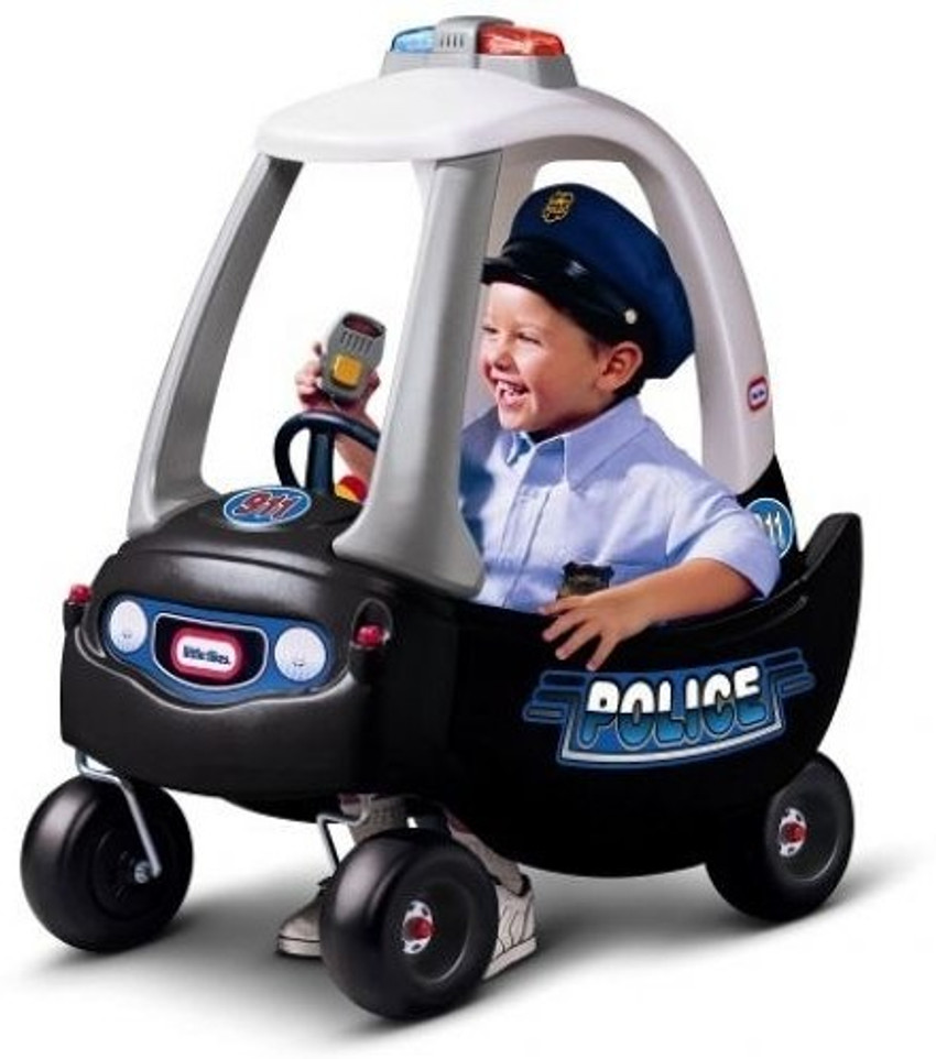 Cozy coupe police car with lights 2025