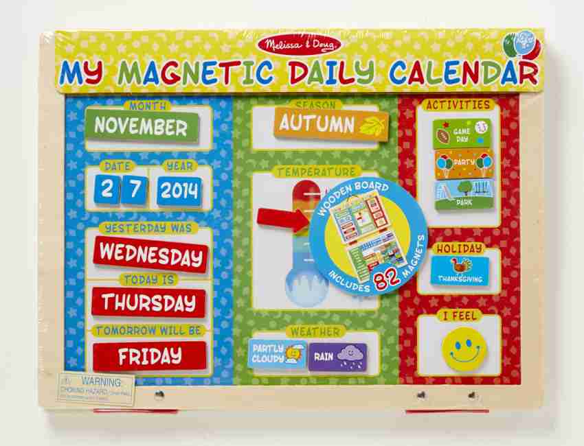 Melissa and doug store daily calendar