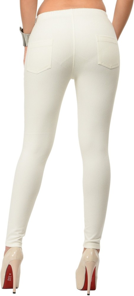 Frenchtrendz White Jegging Price in India - Buy Frenchtrendz White Jegging  online at