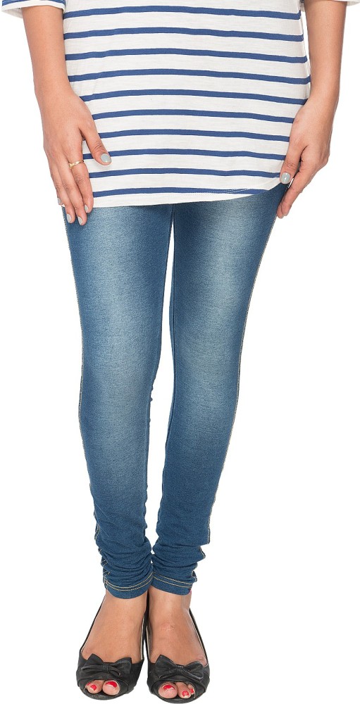 Shop Prisma Jeggings Capri in Regular Blue - Perfect for Any Occasion