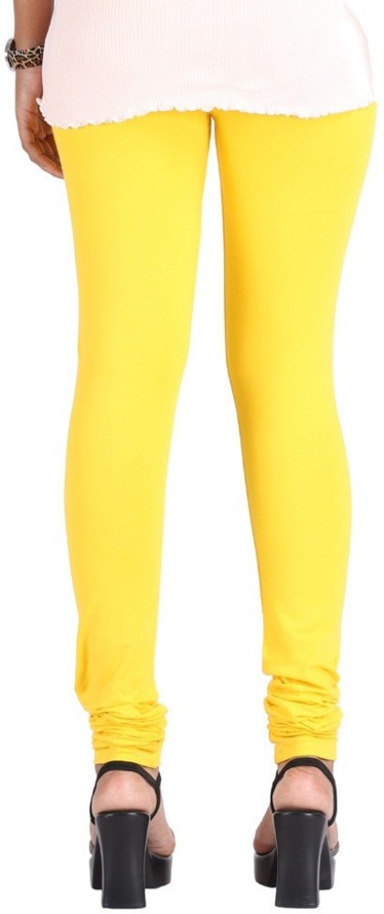 Yellow Churidar Legging, NOCL01-Yellow