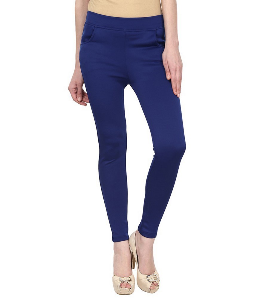 Royal blue outlet jeggings