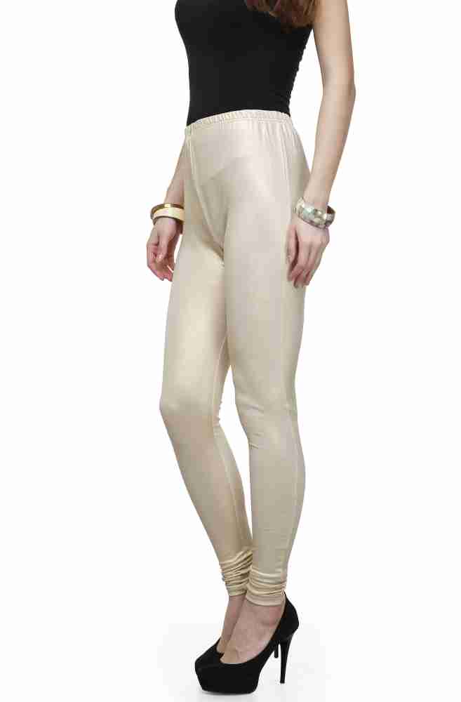 Buy Kanna Fabric Golden Latest & Shinning Shimmer Leggings Outfit for Women  at