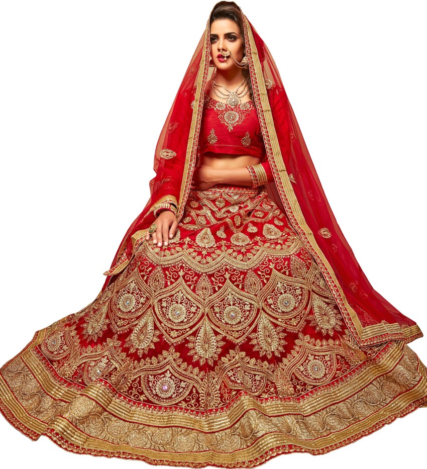 Bridal lehenga online flipkart best sale