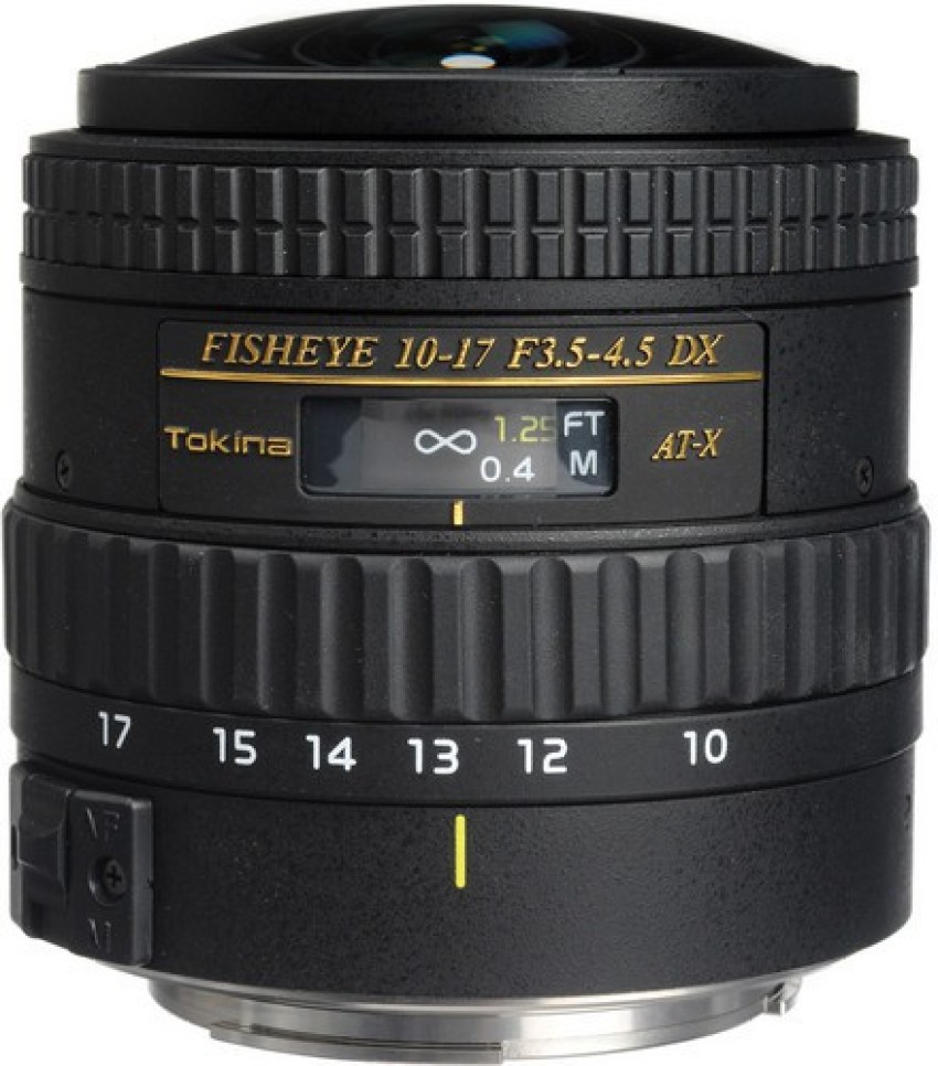 Tokina 10-17mm F3.5-4.5 AT-X107 FX Fisheye Fisheye Zoom Lens