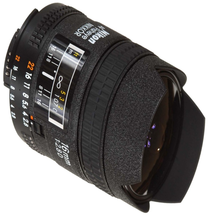 NIKON AF Fisheye-Nikkor 16 mm f/2.8D Fisheye Prime Lens - NIKON