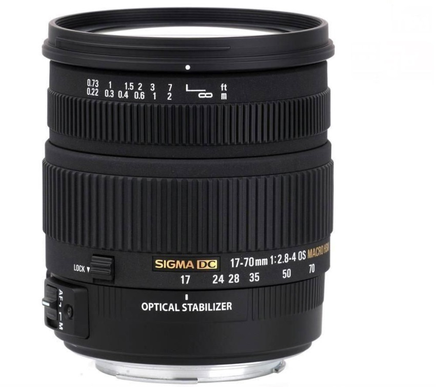 SIGMA 17 - 70 mm F2.8-4 DC Macro OS HSM for Canon Digital SLR Standard Zoom  Lens - SIGMA : Flipkart.com