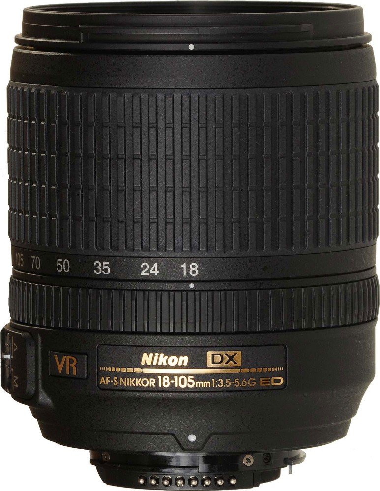 NIKON AF-S DX Nikkor 18 105 mm f/3.5-5.6G ED VR Telephoto Zoom Lens  NIKON